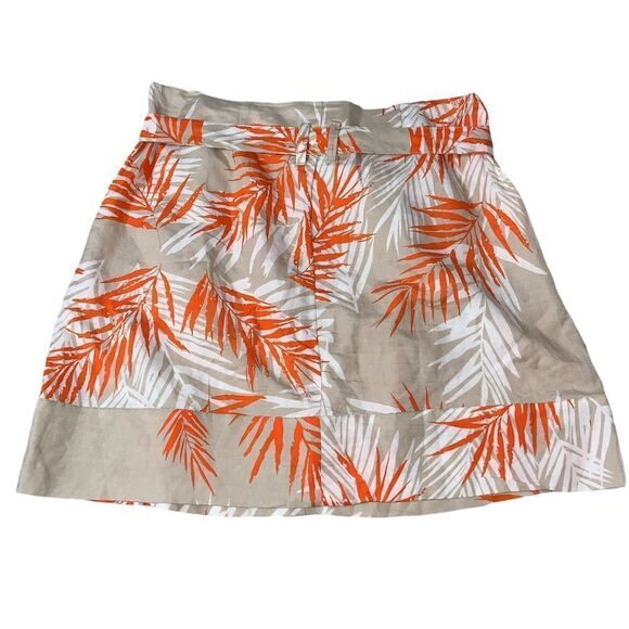𝅺sandro Paper Bag Tropical Print Skirt - Picture 2 of 7